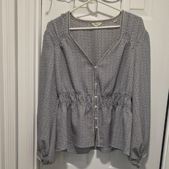 Max Studio, Sweatheart Peplum Blouse - Picture 3 of 15